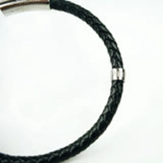 Paris Charm Leather Bracelet