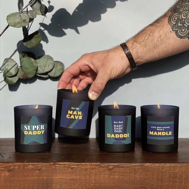 Father's Day Slogan Refillable Candle Bundle BUY 2 SAVE 5%