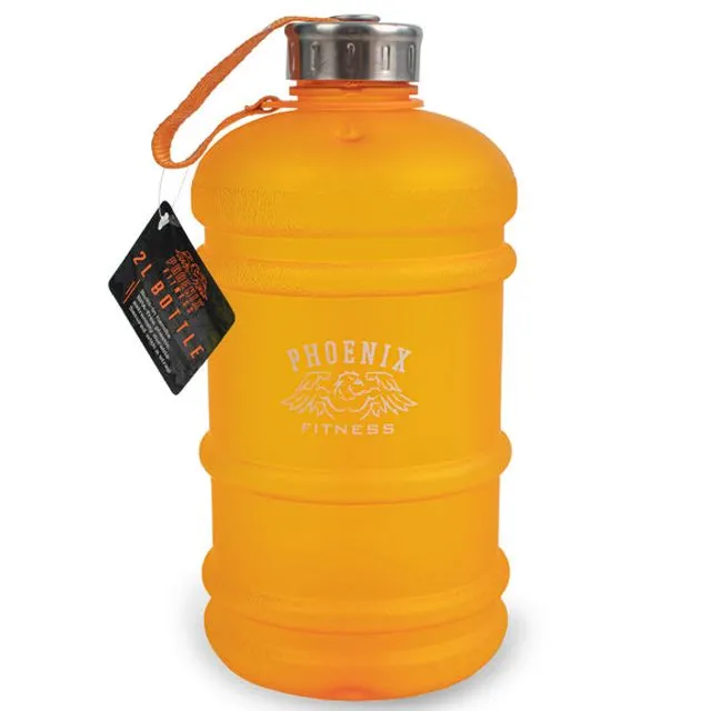2L Drinks Hydration Water Bottle - Orange