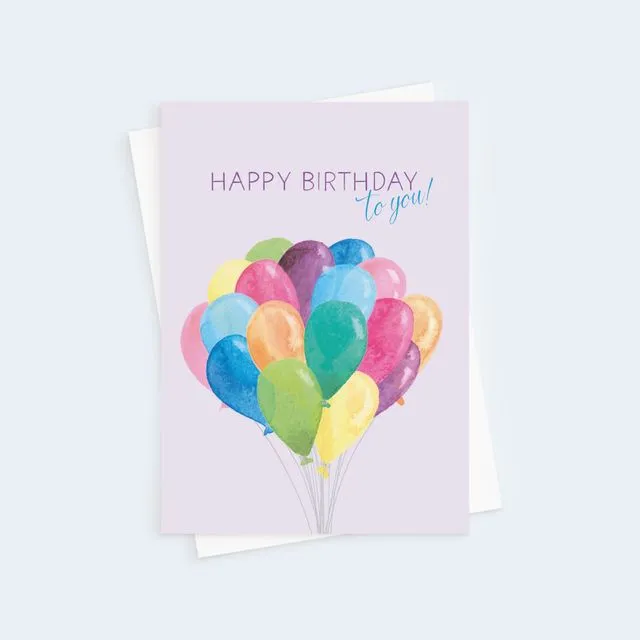 'Happy Birthday To You!' Greeting Card