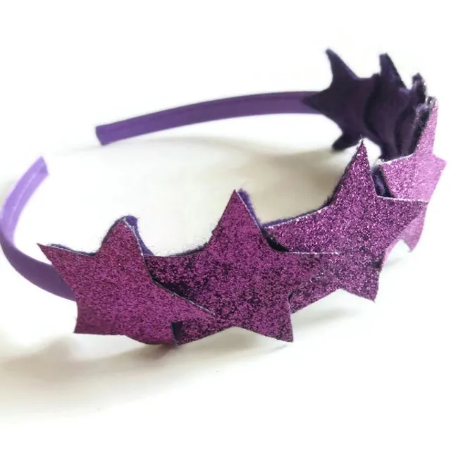 Purple Star Headband