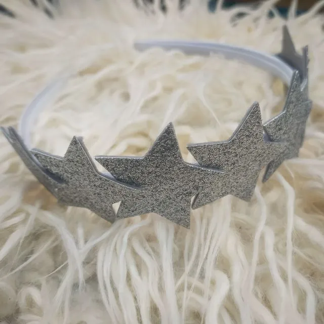 Silver Star Headband