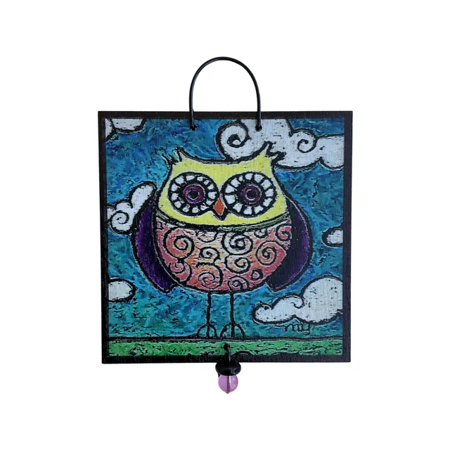 Owl in the Clouds Wall Art