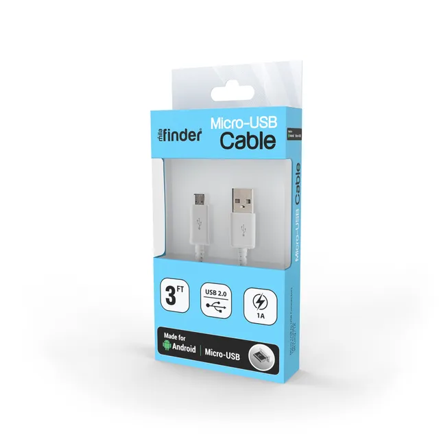 Micro USB Charging Cable, Boxed - Pack of 12