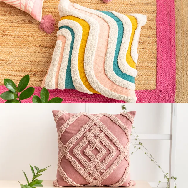 Textured cushion bundle