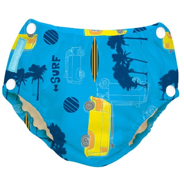 Reusable Easy Snaps Swim Diaper Malibu