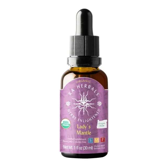 RA HERBALS CERTIFIED ORGANIC LADY'S MANTLE TINCTURE