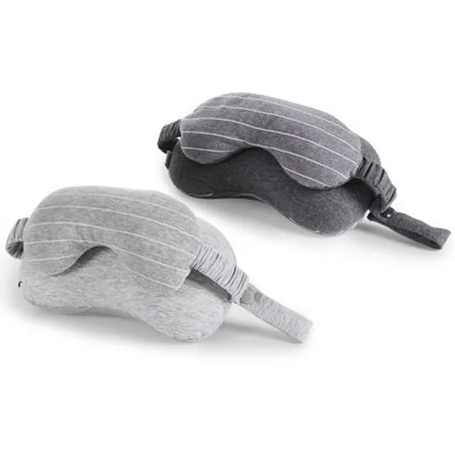 Two-In-One Multi-Function Eye Mask Pillow Office Pillow Pillow Cervical Pillow Eye Mask Pillow Travel Pillow Neck Pillow Dark Grey
