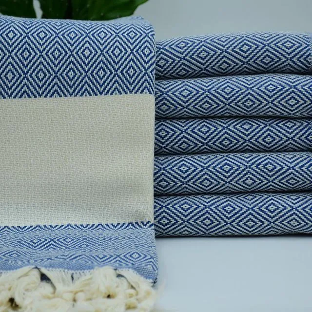 VENICE BLUE TURKISH TOWEL