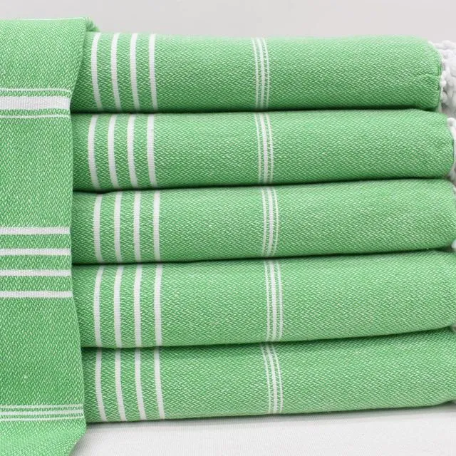 MONACO GREEN TURKISH TOWEL