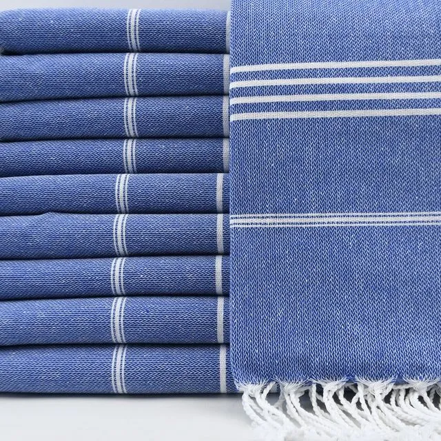 MONACO BLUE TURKISH TOWEL
