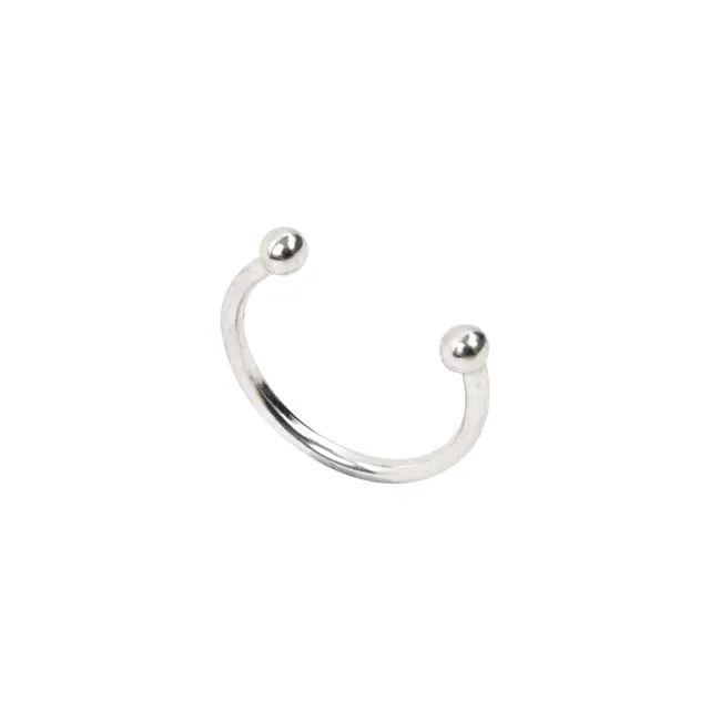 Crescent Ring Sterling Silver