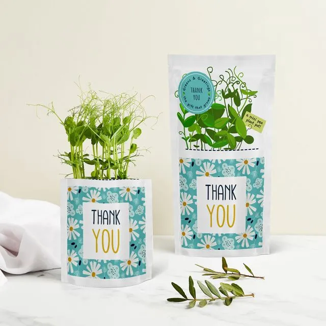 Thank You greeting card seed gift - Greens & Greetings