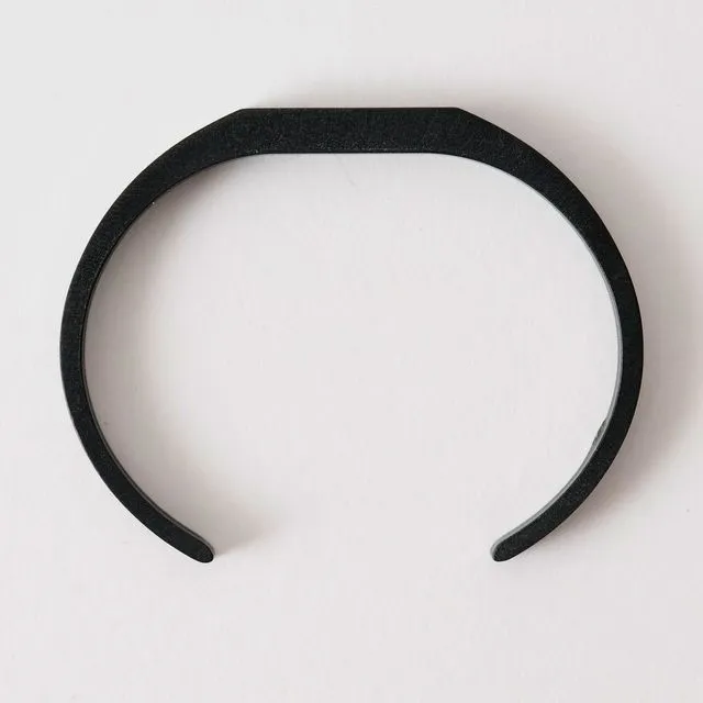 Dappe Black Unisex Sustainable Bracelet