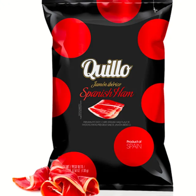 Potato Chips With Spanish Ham Flavour 130g (Case of 10)