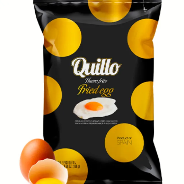 Quillo Potato Chips - Fried Eggs 45g (Case of 25)