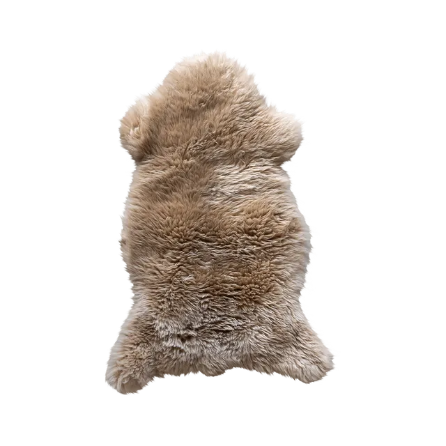 Pixie Dyed Short Wool Sheepskin Cappuccino (40 x 24 Inches)