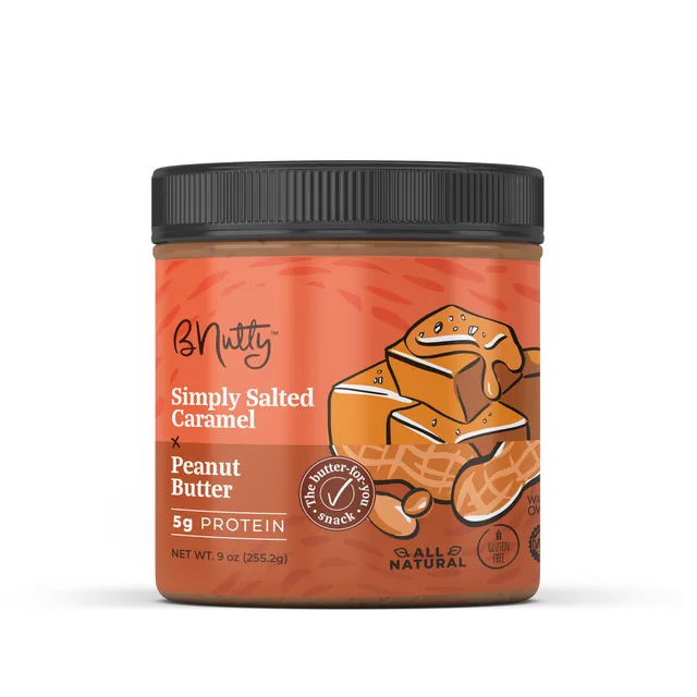 BNutty- Simply Salted Caramel- Case of 6- 9oz
