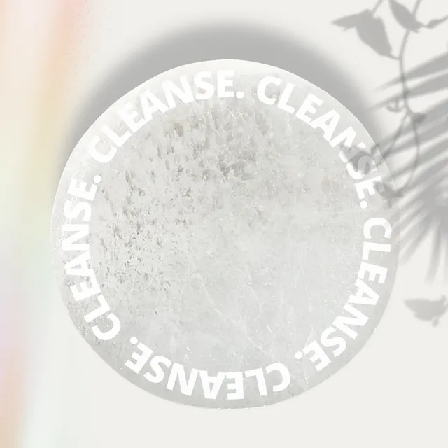 Cleanse Engraved Polished Selenite Charging Plate