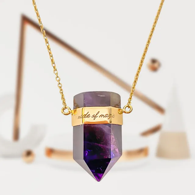Made of Magic 14K Gold Amethyst Necklace