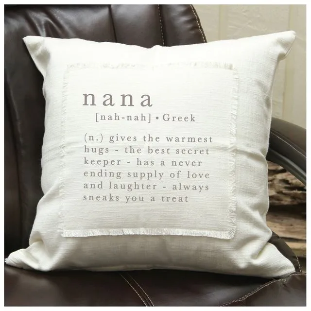 Nana definition Pillow Cover