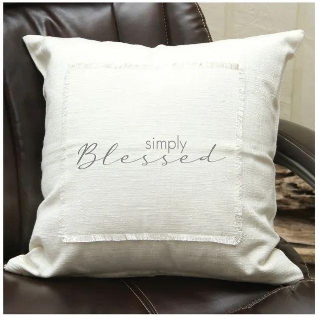 Simply blessed Pillow Cover