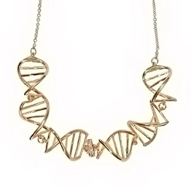 DNA Strand Chain Necklace-14K