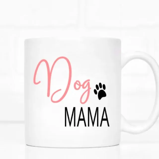 Pink Dog Mama Mug