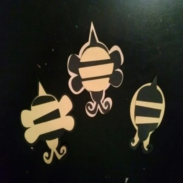 3D Bug Stickers