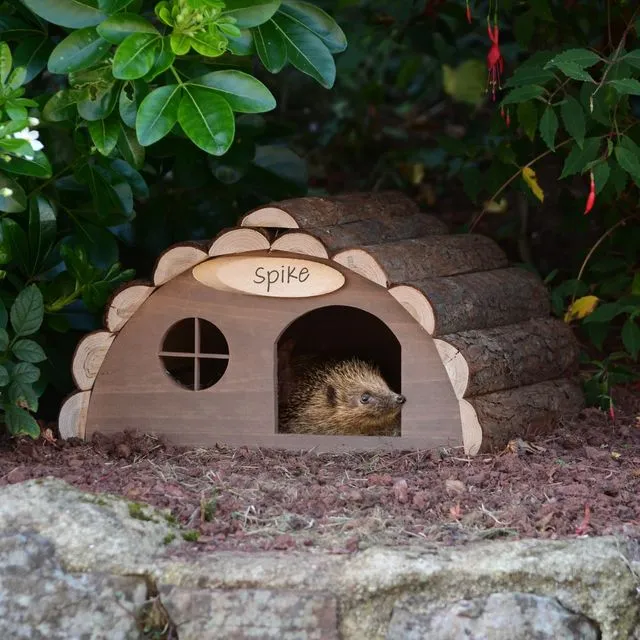 Natural Wood Bark Hedgehog House Shelter