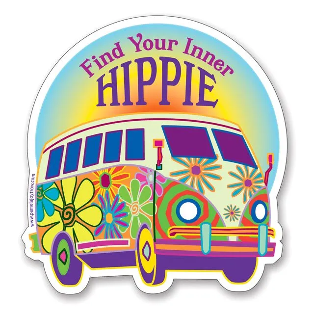 Find Your Inner Hippie Sticker