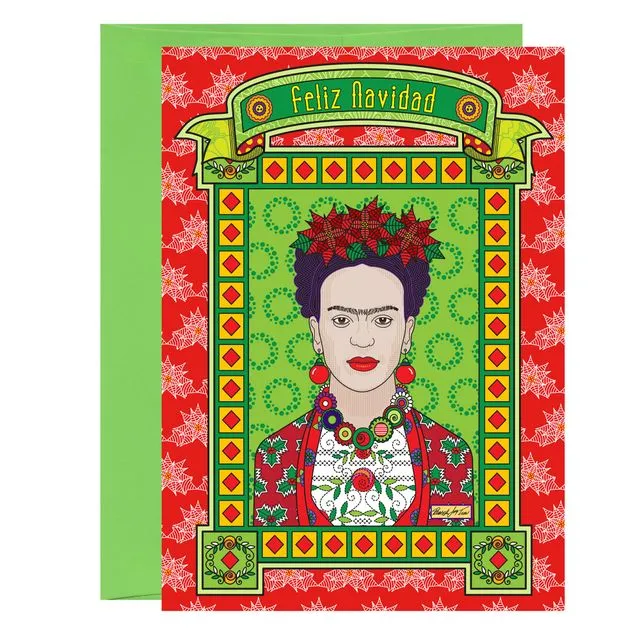 Holiday Card- Frida Kahlo's Christmas- (Pack of 6)