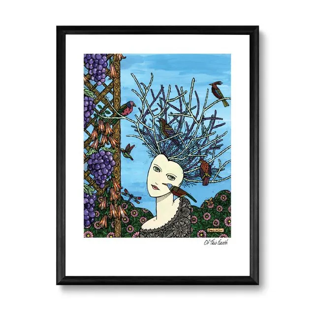 Of This Earth Birds Nature Tree 8x10 Print (Pack of 3)