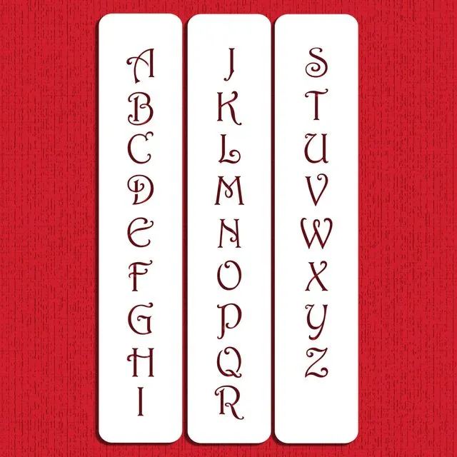 1.25 inch Contemporary Monogram Letter