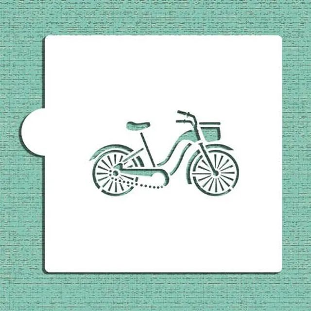 Bicycle Cookie and Craft Stencil