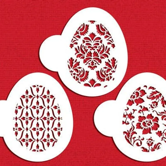 Chic Easter Eggs Stencil Set