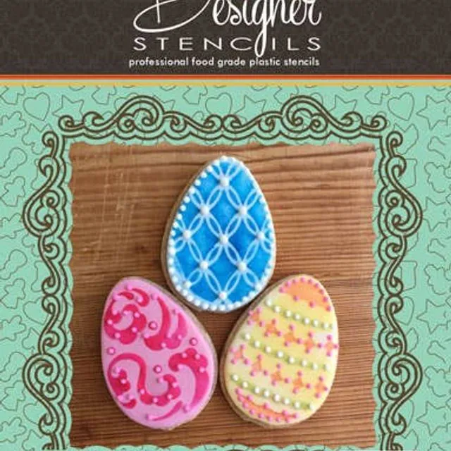 Mini Easter Egg Cutter/Stencil Set