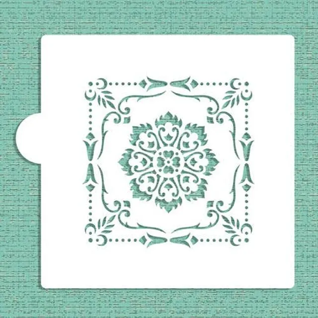 Parisian Tile Cookie and Craft Stencil