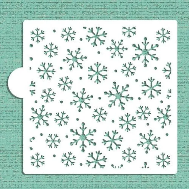Snowflakes Cookie and Craft Stencil