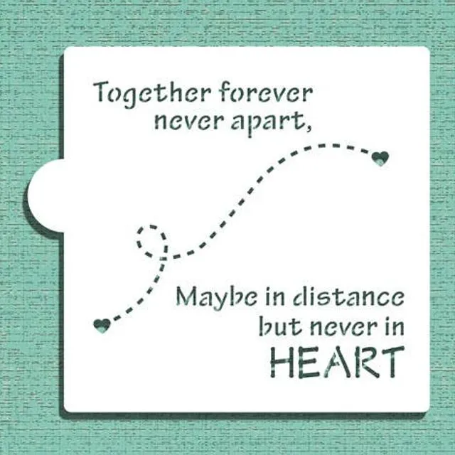 Together Forever Cookie and Craft Stencil