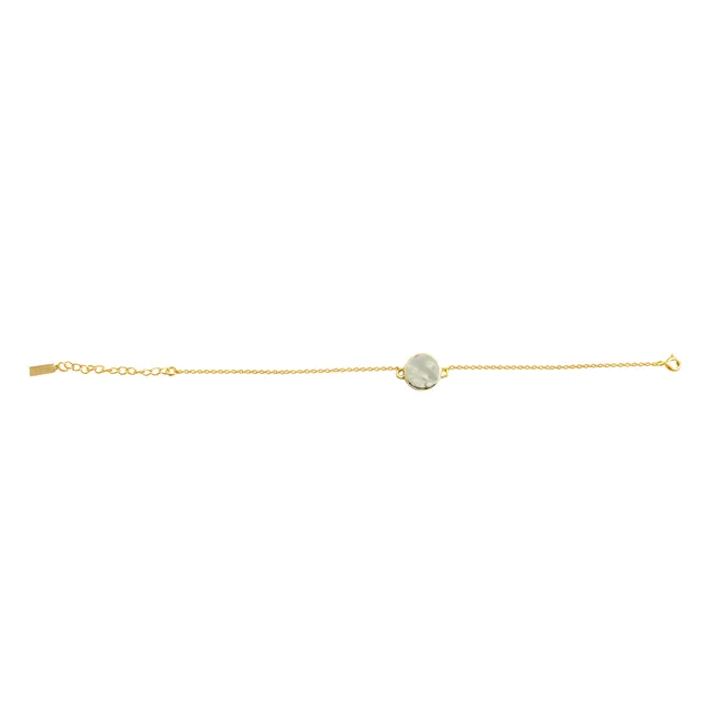 Bracelet Nashoba - Plaqué or - Pierre de lune