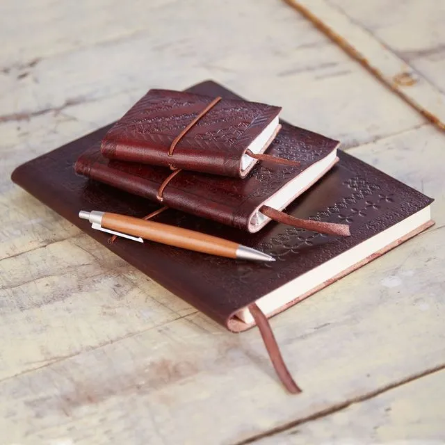 Chocolate Embossed Notebook