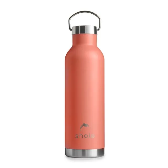 600ml Vacuum Insulated Bottle Coral