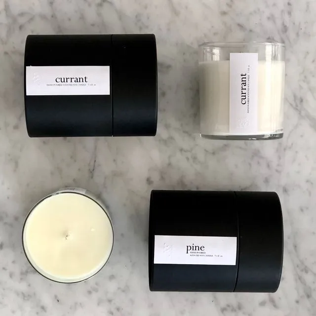 Minimalist Scented Candles - Clear Glass / Gift Box