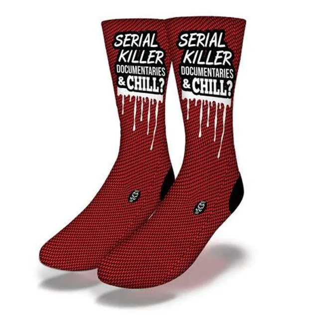 Serial Killer Halloween Horror Socks