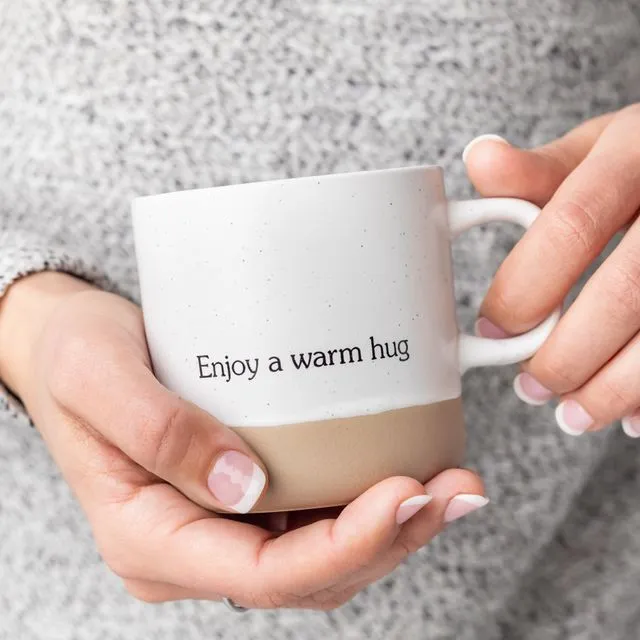 Mug, "ENJOY A WARM HUG" - Hug in a Mug Gift