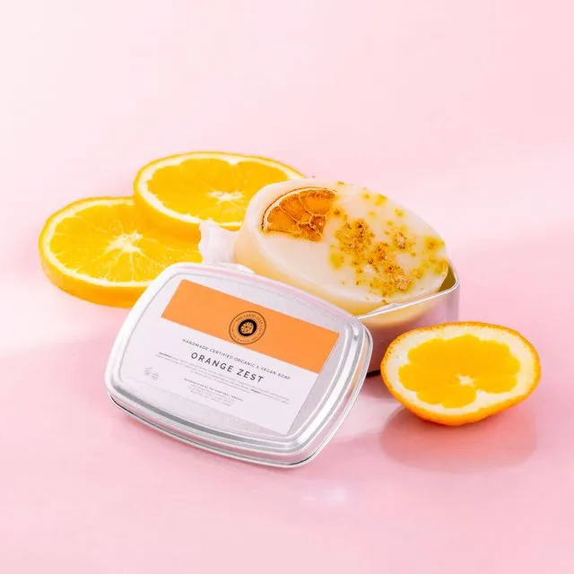 Organic Handmade Orange Zest Soap