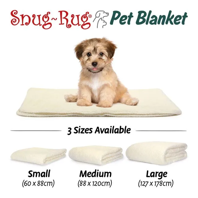 Snug-Rug Pet Blanket Cream