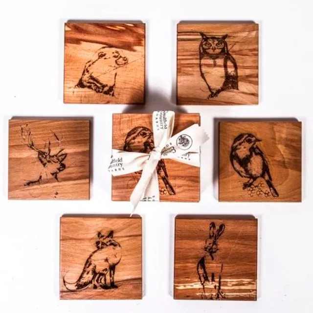 The Native Collection Coasters ( Set of 6)