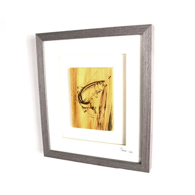 The Native Collection framed SALMON (limited edition) Large